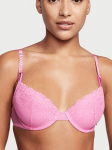 VICTORIA&#039;S SECRET Sexy Tee Lace Lightly Lined Demi Bra  26563789