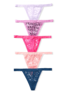 THE LACIE 5-Pack Lace V-String Panty 11185601