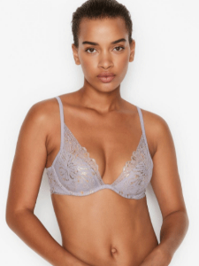 INCREDIBLE BY VICTORIA’S SECRET Lightly Lined Lace Plunge Bra 11176633