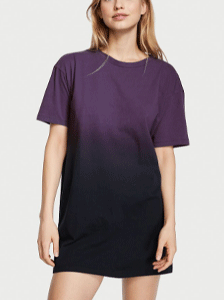VICTORIA&#039;S SECRET Lightweight Cotton Tie-Dye Sleepshirt 11201608