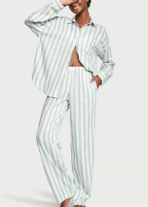 [다양한 컬러] VICTORIA&#039;S SECRET Cotton-Modal Long Pajama Set 11236077